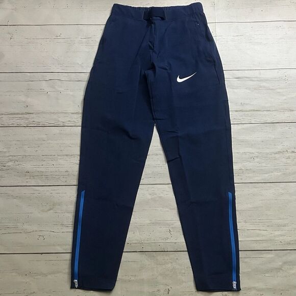 Nike Pro Elite Track & Field Running Podium Pants Blue Mens Small AO8872-492 - Picture 1 of 6